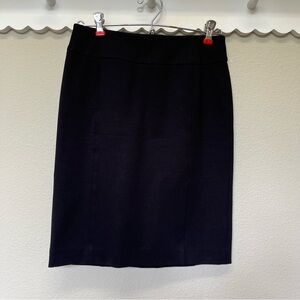 Halogen Black Pencil Skirt Knee-Length